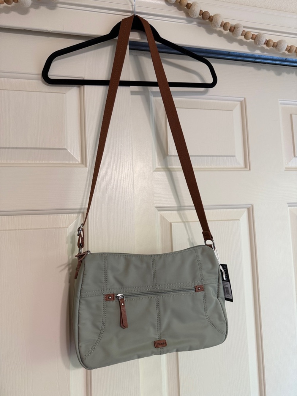 The Sak Crossbody Esperato Nylon Hobo in Sage